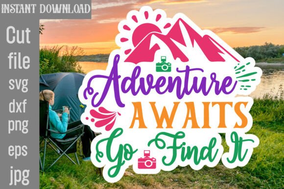 Adventure Awaits SVG Cut File for Crafts and Graphics