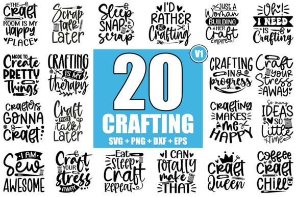 Crafting SVG Bundle for Graphics and Crafts