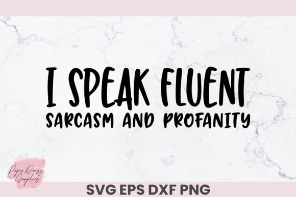 Fluent Sarcasm SVG for Graphic Design