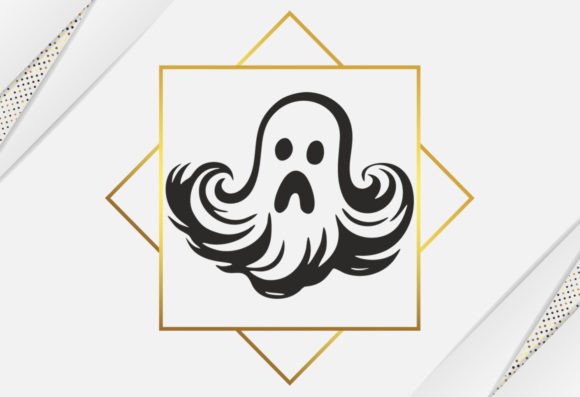 Funny Ghost SVG for Crafts and Graphics