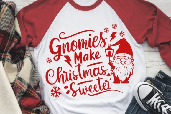 Gnomies Make Christmas Sweeter SVG for Crafts and Graphics
