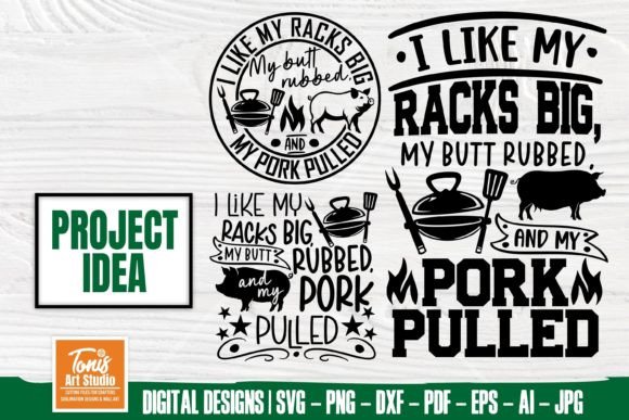 I Like My Racks Big SVG Graphics for Crafts