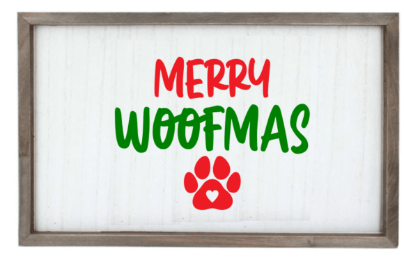 Merry Woofmas SVG for Crafts and Graphics