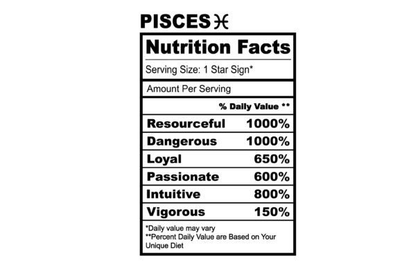 Pisces Nutrition SVG Graphics for Creative Publishing