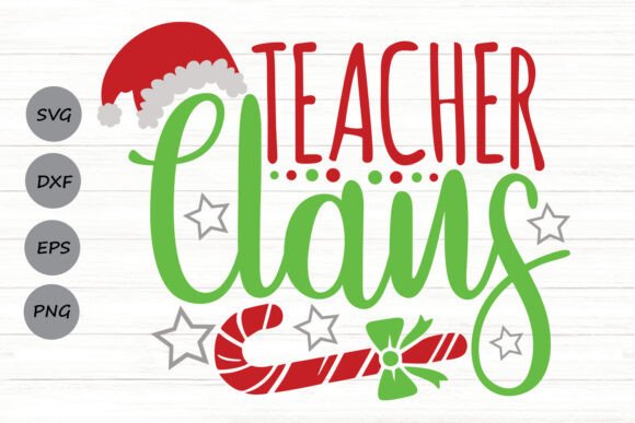 Teacher Claus Svg: A Creative Graphic Asset for Crafts and Digital Publishing