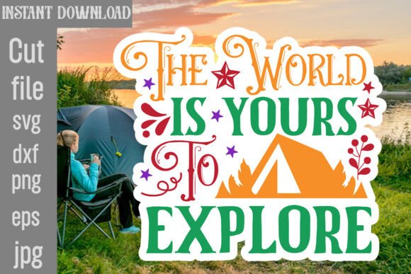 The World is Yours to Explore SVG Cut Fi for Crafts and Graphics