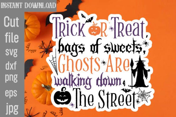 Trick or Treat Graphics for Crafts